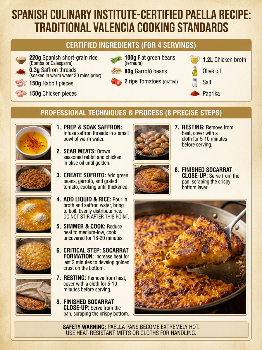 西班牙海鲜饭美食配方